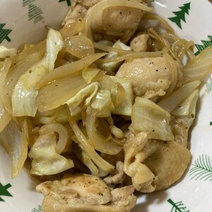 キャベツ味噌炒めｉｎ鶏肉